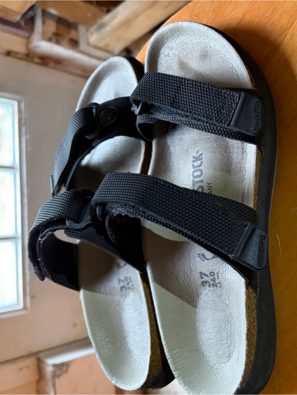 Birkenstock Double Strap Sandals – Size 37 / US Women’s 6.5 🖤 - Picture 3 of 5